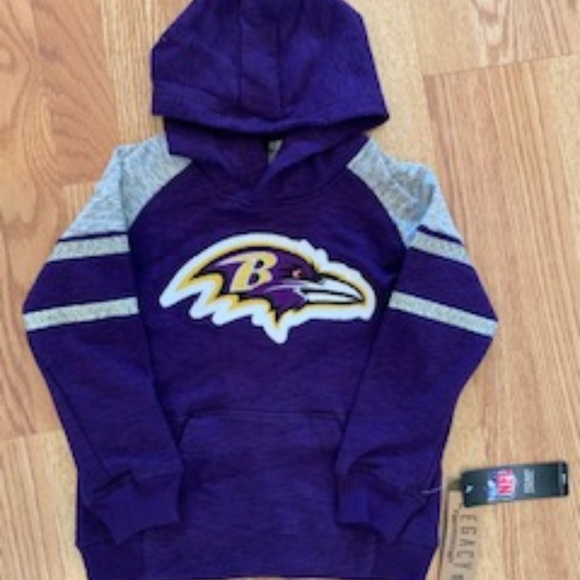NEW Ravens Kids Size 5/6 Hoodie - Picture 5 of 8